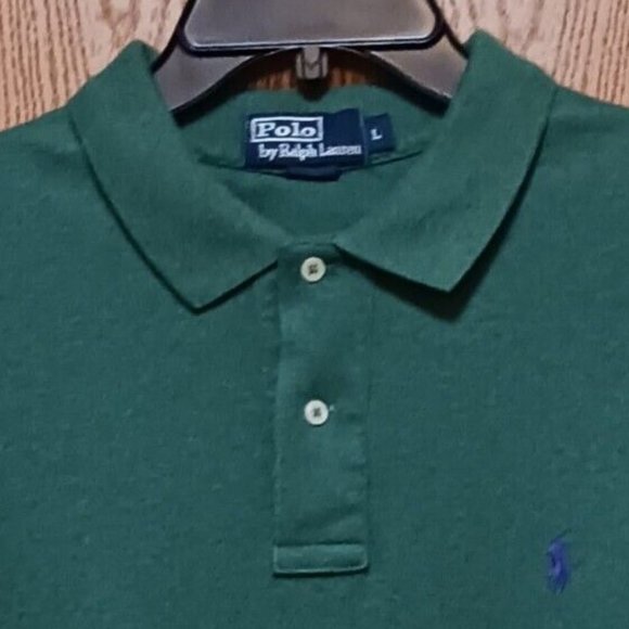 Polo (Ralph Lauren)-(Green)-(Pre-owned)-(New Condition)-(Size L)-$30.00 - Picture 3 of 4
